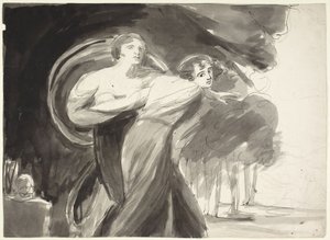 Tanulmány a vidámságról és a melankóliáról alkotó: George Romney
