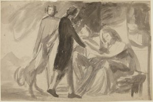 Vázlat egy csoportportréhoz () alkotó: George Romney