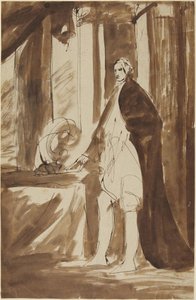 Vázlat egy férfi portréjához alkotó: George Romney