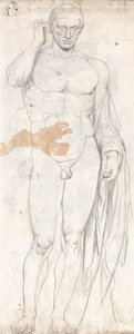 Egy klasszikus szobor tanulmányozása alkotó: George Romney