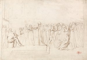 Susanna vádolása az idősebbek részéről alkotó: George Romney