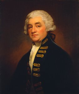 Sir Joshua Rowley ellentengernagy (1734-1790) alkotó: George Romney