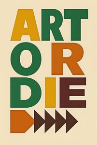 Art or Die, 2024 (akril, vászon)