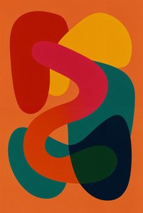 Balance in Chaos, 2025 (akril, vászon)