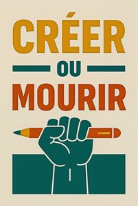 Create or Die-French, 2025 (akril vászonra)