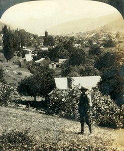 Madártávlatból Wandiligong, Victoria, Ausztrália, 1909.