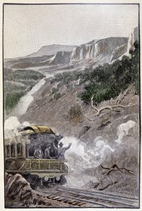 Olyan gyönyörű volt, mint a Wyoming Nemzeti Park (285. oldal) Jules Verne „Egy különc testamentumában” alkotó: George Roux