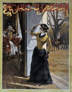 Nő vadászruhában – „” Figaro Illustrated””-ben, 1895. okt.