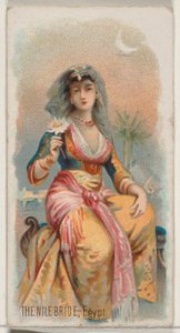 The Nile Bride, Egyiptom, a Holidays N80 sorozatból Duke márkájú cigarettákhoz, 1890., 1890.