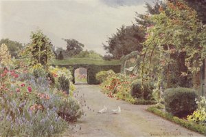 Kínai rózsák és levendula, Palmerstown alkotó: George Samuel Elgood