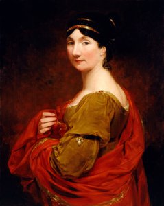 Frederika, Mansfield grófnője (olaj, vászon)