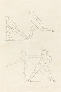 Felkészülés a futásra; Futó; Meglepő alkotó: George Scharf after John Flaxman