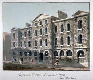 Giltspur Street Compter, London City, 1812. alkotó: George Shepherd