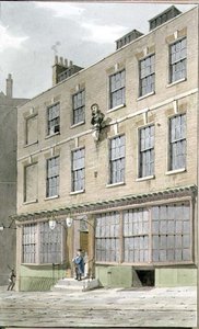 Görög kávézó, Devereaux Court, 1809 alkotó: George Shepherd
