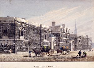 Newgate börtön, Old Bailey, London, 1815