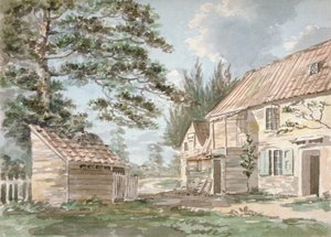 Overshot malom Greenford közelében, Middlesex, 1797