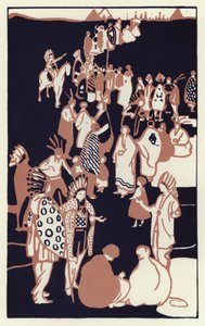 "Szeretném látni anyám népét" (színes litho) alkotó: George Sheringham