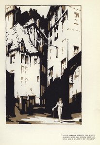 Illusztráció A boldog képmutatóhoz, Max Beerbohm (színes litó) alkotó: George Sheringham