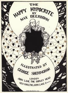 Illusztráció A boldog képmutatóhoz, Max Beerbohm (színes litó) alkotó: George Sheringham