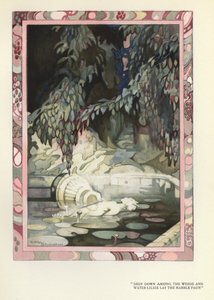 Illusztráció A boldog képmutatóhoz, Max Beerbohm (színes litó) alkotó: George Sheringham