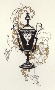 Illusztráció A boldog képmutatóhoz, Max Beerbohm (színes litó) alkotó: George Sheringham