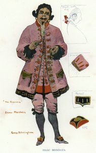 A duenna – Sheridan: Isaac Mendoza (színes litó) alkotó: George Sheringham