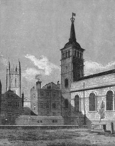 St Peters Church, Cornhill, London City, 1811 1911