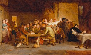 Vázlat a "The Raffle"-hez, 1868