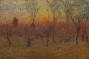 Gathering Wood, Montclair, New Jersey, 1889 alkotó: George Snr. Inness