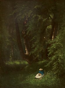 Az erdőben alkotó: George Snr. Inness