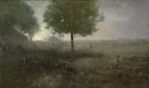 Ködös reggel, Montclair alkotó: George Snr. Inness