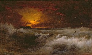 Naplemente a tenger felett, 1887