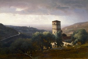 Róma kilátása a Tivoliból alkotó: George Snr. Inness