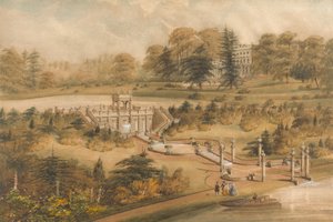 Tervezés a Cowley Manor számára, Gloucestershire alkotó: George Somers Clarke