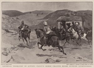Imperial Yeomanry akcióban, Paget lova a búrokat üldözi Lichtenbergen kívül