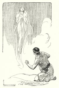 Jason és az argonauták: "A fátylon keresztül lenézett rá" (litho) alkotó: George Soper
