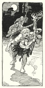 Jason és az argonauták: "Amíg aludtak, szörnyű emberek szálltak rájuk" (litho) alkotó: George Soper