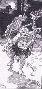 Amíg aludtak, leszálltak a szörnyű emberek a George Allen és Unwin által 1929-ben kiadott The Heroes-ból. alkotó: George Soper