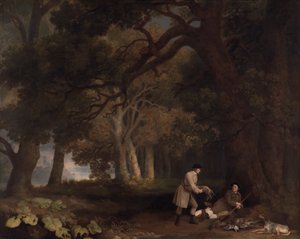 Nyugalom a forgatás után, 1770. alkotó: George Stubbs