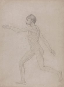 Emberi alak, oldalnézet (a VIII. táblázat végső tanulmányának előzetes vázlata) alkotó: George Stubbs