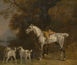 Tanulmányok Richmond 3. hercegének vagy a Charleton -vadászat után alkotó: George Stubbs