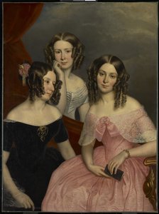 A három Robinson nővér, 1846 alkotó: George Theodore Berthon