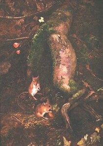 Mezei egerek a fa tövében, 1876 alkotó: George Thomas Rope