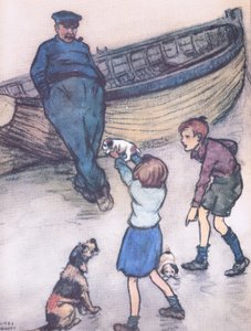 Rosie aggódva nézte, ahogy a kicsinyeit mutogatják, a Collins által kiadott Mudlarks-ból