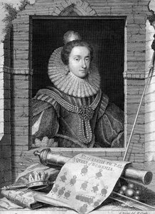 Cseh Erzsébet, 1700-1750. alkotó: George Vertue