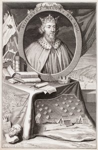 Nagy Alfréd portréja alkotó: George Vertue