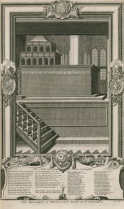 I. Edward király emlékműve alkotó: George Vertue
