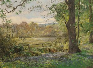 Tavasz (olaj a panelen) alkotó: George Vicat Cole