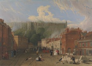 Kilátás a Thames Streetre, Windsor alkotó: George Vincent