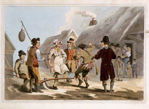 The Fool Plough, metszette Robert Havell the Elder, kiadó: Robinson and Son, Leeds, 1814.